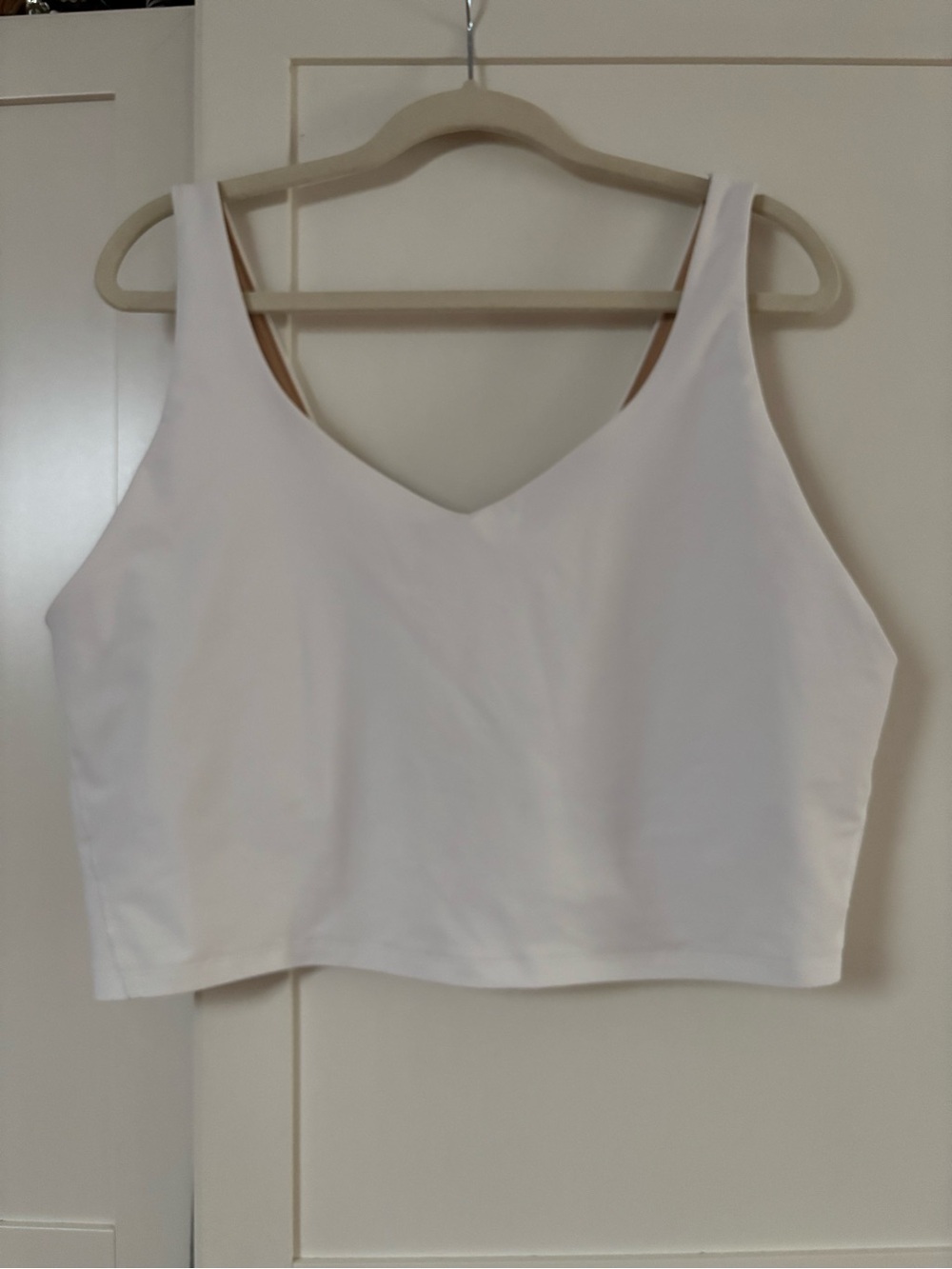 Old Navy XXL White Women's Sports Bra/ Crop Tank Top